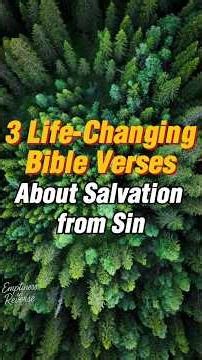 5 Life-Changing Bible Verses About Salvation from Sin #bibleverse #prayer