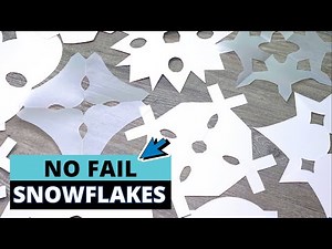 How to Make Paper Snowflakes the EASY Way (Perfect for Little Hands!)