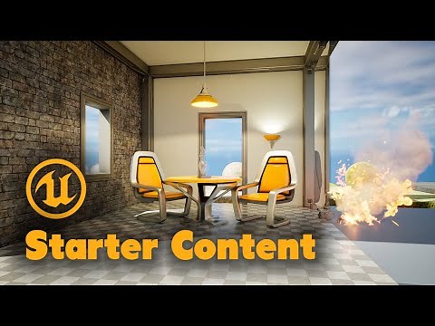 How to Add Starter Content to Your Project | Unreal Engine 5 & 4