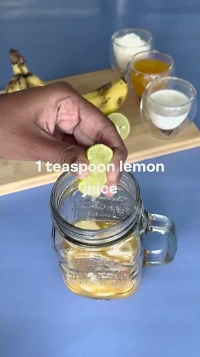 🍋🍌 BANANA AND LIME SMOOTHIE RECIPE FOR WEIGHT LOSS 💪🏻