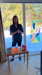 1.7K views | Loved our Stained Glass Washable Window Process Art post...