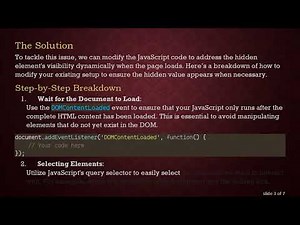 How to Ensure a Pre-selected Select Option Displays a Hidden Value in JavaScript