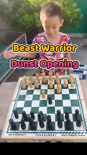 Beast Warrior Dunst Opening #chess #checkmate #trap #viral #trending #viralreels #trendingreels #reels2023 | GeozanMoves