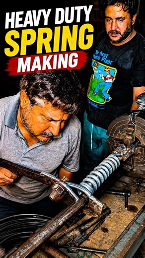 Traditional Spring Making Workshop You Must See #shorts #SpringMaking #Metalworking #Manufacturing