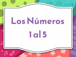 Juega con los números del 1 al 5