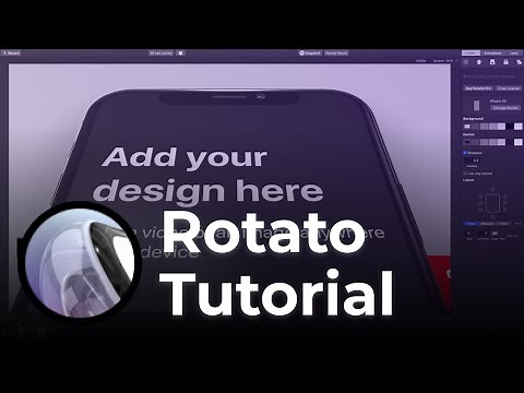 Mockups with Rotato Tutorial
