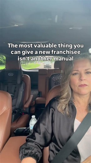 The most valuable thing you can give a new franchisee isn't another manual