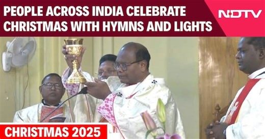 Christmas 2025 | People Across India Celebrate Christmas 2025 With Hymns, Lights, And Prayers