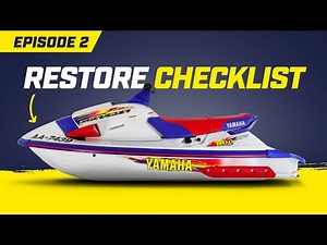 CHECKLIST | Restoring 1996 Wave Raider 1100 | Wave Raider 1100 Series | Ep2