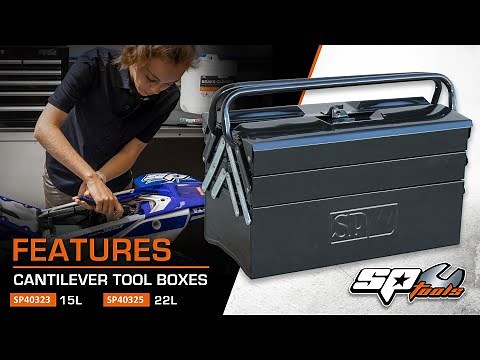 CANTILEVER TOOL BOXES - HEAVY DUTY - SP TOOLS (SP40323 & SP40325)