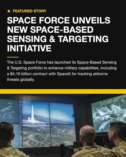 Space Force Unveils New Space-Based Sensing & Targeting Initiative