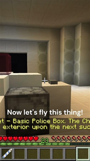 TARDIS Interior Reveal | Doctor Who: Matrix (Minecraft Adventure Map) #doctorwho #minecraft #tardis