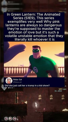 In Green Lantern: The Animated Series (S1E9), This series exemplifies very well Why pink