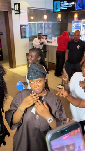 Live at FilmHouse IMAX, Lekki, Lagos, where families and fans have gathered for the Watch Party with Oversabi Aunty and children. The atmosphere is lively as the 4:00pm event unfolds, with excitement, laughter and shared moments filling the cinema for a memorable big-screen experience. Cc:@toyin_abraham #islandersevents_parties_ reports