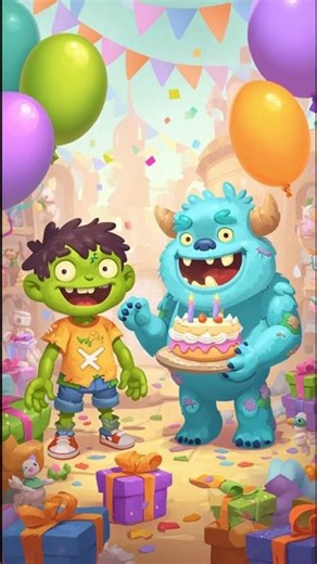 Cute Zombie and Monster Cartoon | Fun Kids Entertainment Video | Funny Cartoon for Children