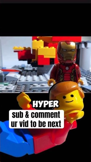 jawdropping i cant believe this #lego #brickfilm #stopmotion #animation #ironman #marvel #fight