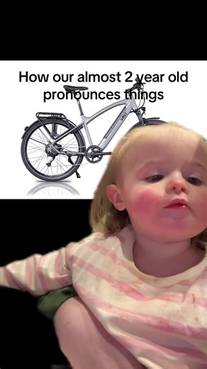 How our nearly 2 year old pronounces things 😆🩷 Excuse the snot bubble, we all have a cold 🤣