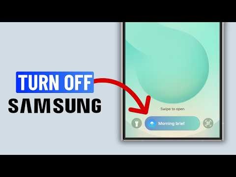 How to Remove Now Brief From Samsung Phone