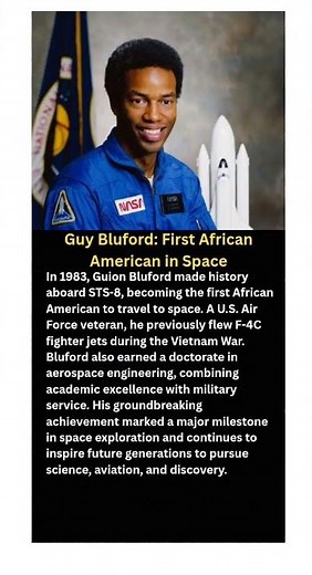 Guy Bluford: First African American in Space, #shorts
