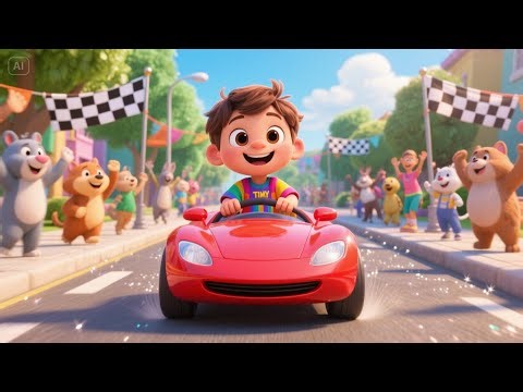 Zoom Zoom Fast — Car Ride Fun! | Exciting and Energetic Song for Toddlers & Preschoolers