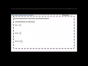 National 5 Applications of Maths: Converting Fractions, Adding and Subtracting