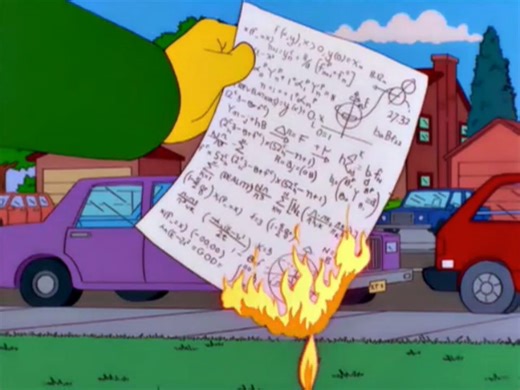 "Hey, Flanders, heading for church? Well, I thought I could save you a little time." - 'Oooh, found a new shortcut!' "Better. I was working on a flat tax proposal and I accidentally proved there's no God." - 'We'll just see about that. Uh-oh.. Well, maybe he made a mistake... Nope, it's airtight. Can't let this little doozy get out!' (S12 E9 - 'HOMЯ') | The Simpsons & Futurama Best Moments