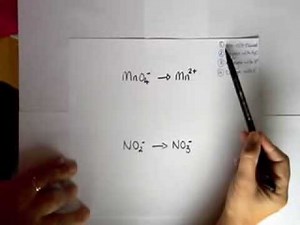 KECChem Balancing 1/2 equations MnO4-/Mn2+