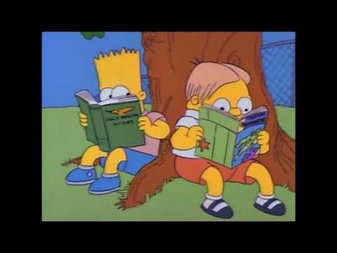 Bart Makes Friends With Martin Prince - The Simpsons