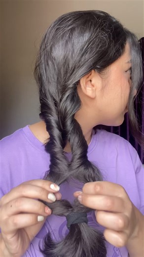 Easiest way to make fish braids🐠🎀 | easy hairstyle hack for girls|#hairstyleforgirls