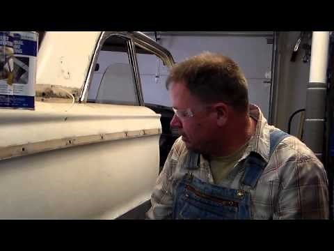 Rust Repair Large Rust Holes Using Fiberglass Without Welding (Pt. 1) - Car Restoration