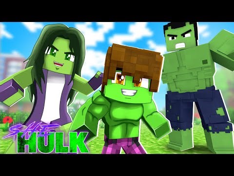 Minecraft - Who's Your Family? A FAMÍLIA DA SHE - HULK ! MOD