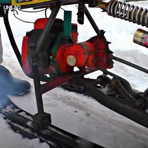 479K views · 12K reactions | Sleigh + chainsaw = snowmobile | UNILAD Tech | Facebook