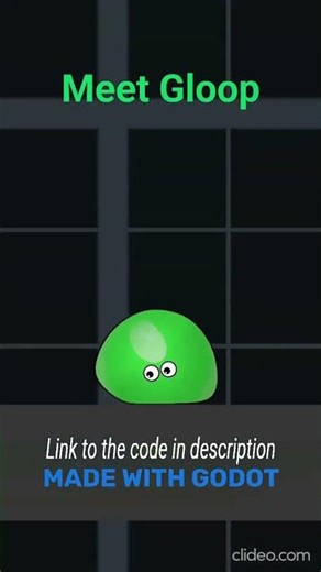 Meet Gloop | Squash & Stretch Physics (2D) Godot 4.5 + Downloadable Code