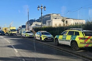 Emergency incident on Worthing Pier