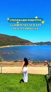 🗺️ ITINERARIO DI 3-4 GIORNI NEL SUD-EST DELLA SARDEGNA Atterrate a Cagliari ✈️ e da li in auto 🚗 in 50’ si raggiungono le prime spiagge! 👇Ecco le principali attrazioni da non perdere (dalla più vicina a Cagliari alla più lontana) 1️⃣ Spiaggia di Solanas 🏖️ Ampia e davvero limpida. Sali al promontorio con la torre d’avvistamento 🏔️ la vista ti lascerà senza parole! 2️⃣ Porto Giunco 🦩 Spiaggia spettacolare e bianchissima con dietro una laguna dove si vedono i fenicotteri! 3️⃣ Isola dei Cavol