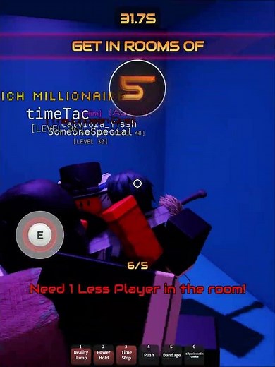 Time Stop Power in ink game Mingle