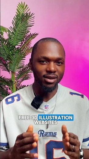 Best Free 3D Illustrations & Assets Every Designer Must Know in 2025 #shorts