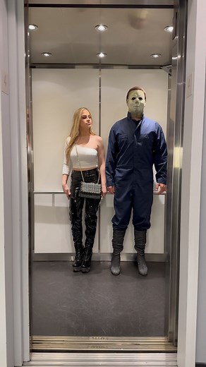 Michael Slayers | I asked nicely if I could borrow her heels. She said no. #trending #viral #cosplay #parody #slay #michaelslayers #michaelmyersinheels | Instagram