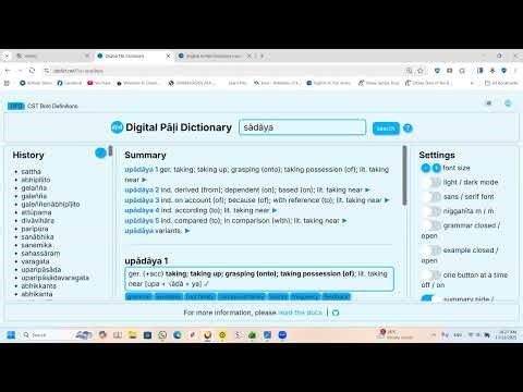 pali grammar study 13/12/53.