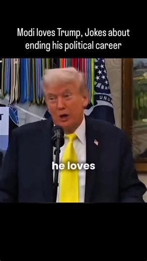 Adil on Instagram: "Trump claims modi loves him even jokes by saying, “I don’t want to end his political career.” Then suddenly Trump announces that India will stop buying Russian oil. Since when does a US President decide India’s foreign policy? Is our diplomacy guided by national interest — or by personal equations and global pressure? India deserves an independent voice on the world stage, not instructions from overseas power centers. . . . . #Trump #Modi #PoliticalCareer #TrumpModi #EndPolit