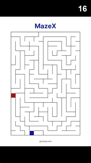 Free Printable Maze for Kids #10 | Beginner Maze Puzzle #Shorts