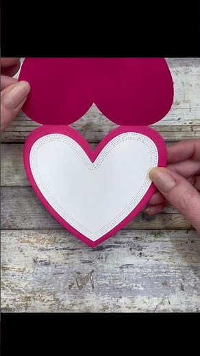 3 Ways to Make Heart Shaped Cards #shorts #diy #stampinup #valentinecard #papercrafting #cardmaking