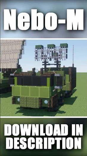 Minecraft Nebo-M Surveillance Radar Pack Showcase + Download! (1.5:1 Scale)