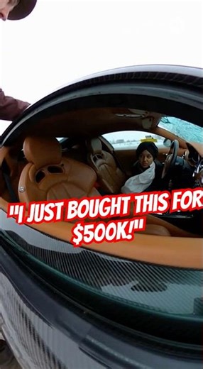 Somali lady pulled over driving wrecked Bugatti Veyron on the interstate! #somali #bodycam #police