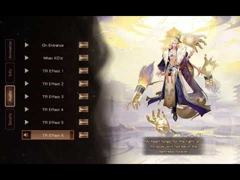 Onmyoji - SSR Asura Celestial Strider skin voice lines (CV: Konishi Katsuyuki)