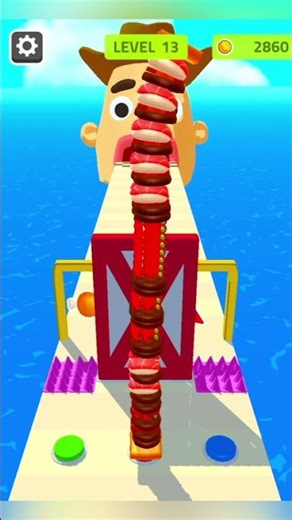 The Skyscraper Sandwich 🥪 77 LAYERS?! 🏗️ #sandwichrunner #gaming #shorts