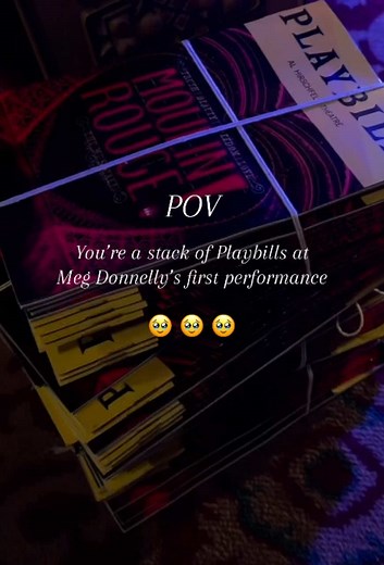 Oh, to be a Playbill at a Broadway theatre! #megdonnelly #broadway #moulinrougethemusical #playbill #debut