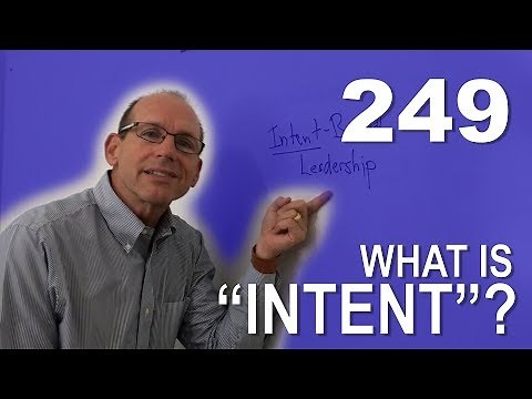 What is "intent"?- Leadership Nudge #249