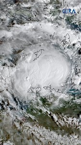 Tropical Cyclone Fina swirls south on its approach towards Australia. Details: This animation contain GeoColor imagery from the Himawari-8 weather satellite. It spans the 24-hour period from 15:00 UTC on 2025-11-19 t0 15:00 UTC on 2025-11-20. | Cooperative Institute for Research in the Atmosphere