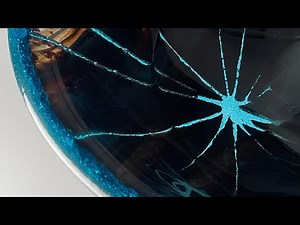 My Attempt at the #FusedGlass Light Leak Method in the Hi-Lo Mold from Creative Paradise Glass